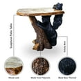 thumbnail image 2 of Pine Ridge Black Bear Coffee Table for Home Office - Bear Decoration Home Desk Table for Indoor Outdoor Cabin Kitchen Decor, 2 of 6