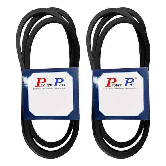 Proven Part 2 Lawn Mower Belts Fits Ayp 14420 Husqvarna 532144200 532131290 531007562 1/2" X 88"
