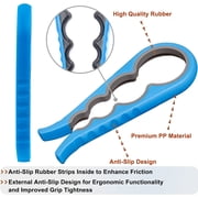 Anti-skid Jar Opener Jar Lid Remover Rubber Can Opener Kitchen Grippers To Remove Stubborn Lids, Caps and Bottles Great Kitchen Gadgets For Small Hands or Seniors(Blue)