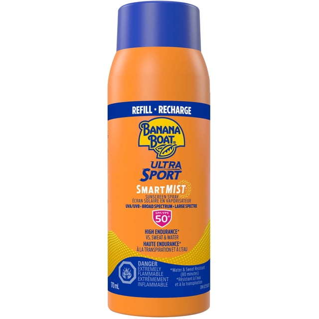 Recharge d’écran solaire à FPS 50+ Ultra Sport SmartMistMC de Banana BoatMD, 170 mL
