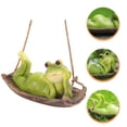thumbnail image 1 of BESTYASH Escultura De Rana En Resina Color Para Delicada De Patios Y, 1 of 8