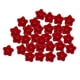 thumbnail image 1 of 30x 12mm Star Czech Glass Beads Loose Spacer Bead Jewelry Making Red, 1 of 5
