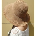 thumbnail image 6 of CoCopeaunts Floppy Straw Hat for Women Wide Brim Summer Handmade Woven Sun Hats UV Protection Breathable Beach Hat with Fringes, 6 of 8