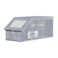 thumbnail image 4 of Organizador de gorras de béisbol, caja de almacenamiento para armario, ahorra espacio, regalos multifuncionales. Gris, 4 of 9