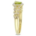 thumbnail image 3 of Everly Women's Peridot 10k Yellow Gold Ring, 3 of 7