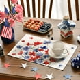 thumbnail image 3 of Sm:)e Floral Summer Patriotic 4th of July Placemats 12 x 18 Inch Set of 4, 3 of 7