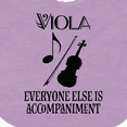 thumbnail image 4 of Inktastic Viola Music Gift Funny Violist Joke Boys or Girls Baby Bib, 4 of 4