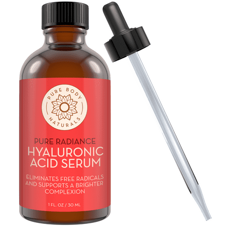 Hyaluronic Acid Serum for Face - 100% Pure Hyaluronic Acid with ...