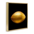 thumbnail image 4 of Stupell Industries Gold Designer Football Sports Painting Gold Floater Framed Canvas Art Print Wall Art, 18 x 18, 4 of 10