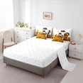 thumbnail image 3 of YST Turkey Comforter Set, Cheetah Print Chicken Pumpkin Sunflower Bedding Set, 7-Piece, King Size, 3 of 5