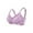 A-Purple409, variant on Womens T-Shirt Bras Wireless Floral Lace Supportive Bras Seamless Comfort Full Coverage Non Padded Sleep T Shirts