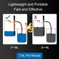 thumbnail image 4 of Electric Siphon Pump, ABS High Efficiency Powerful Suction Performance Hand Fuel Pump Portable  for Natural Gas, 4 of 7