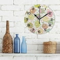 thumbnail image 3 of SKYSONIC Easter Eggs Wall Clock 10 Inch Silent Non Ticking Round Clock Oil Painting Clock Easy to Read Clock for Living Room Bedroom Bathroom Home Decor, 3 of 7