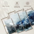 thumbnail image 6 of Elephant Stock Ice Landscape Abstract Wall Art - Horizontal Multi Panel Canvas - Living Room Wall Decor - Abstract Multi Panel - Gray And Blue Decor - 84" x 54", 6 of 8