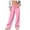 Pink, variant on TSADFHJI Maxi Skirt Women's Casual Knot Loose Sporty Outdoor Long Pants Stylish Streetwear Xxl Red