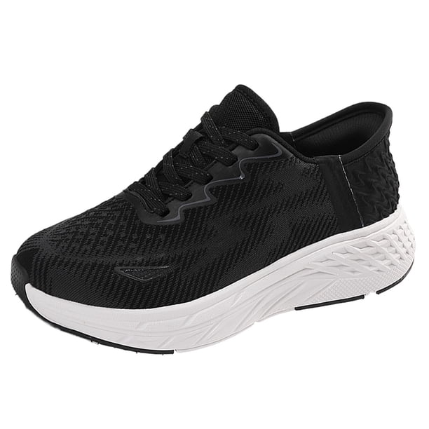 Deporte Malla para Mujer Zapatos para Correr Ajustables Zapatos Deportivos Al Aire Libre (Negro 36)