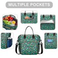thumbnail image 2 of Pioneer Flower Floral Print Pattern Womens Lunch Box for Work,Insulated Large Lunch Bag,Leakproof Adult Lunch Bag for Work,Beach,Travel,Picnic,Camping, 2 of 6