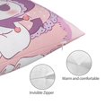 thumbnail image 5 of Funda de almohada Mew-two Poke-mon, bonita funda de cojín, juego de cojines traseros de dibujos animados, ropa de cama suave, decoración del hogar, regalos de boda, 20 x 30 pulgadas, 5 of 5