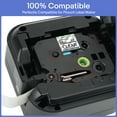 thumbnail image 3 of GREENCYCLE 6PK Compatible for Brother P-Touch Black on Clear 36mm 8m TZ TZe TZe- 161 TZ- 161 TZe 161 TZ 161 Laminated Label Tape, 3 of 8
