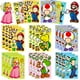 thumbnail image 1 of Juego de 6 pegatinas de dibujos animados de Super Mario para niños, juguetes con cara cambiante, rompecabezas, figuras de acción de Mario, periféricos de animé, regalo, 1 of 4