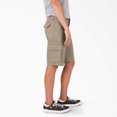 thumbnail image 3 of Dickies Women's Relaxed Fit Cargo Shorts, Desert Sand, 2, 11", 3 of 4