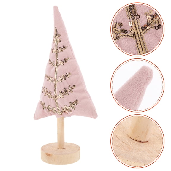 BESTYASH Light Small Decorative Christmas Tree Figurine Tabletop Decoration 1 Piece