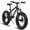 Black-Blue, variant on 20 Inch Fat Tire Mountain Bike for 7-15 Years Old, 7 Speed Kids Mountain Bike with Front Suspension and Dual Disc Brake, High Carbon Steel Frame Mountain Bicycle Gift for Boys Girls, Grey-Orange