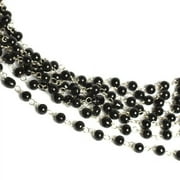 Cousin Glass 80" Stone Black Linked Strand, 1 Each