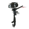 thumbnail image 2 of 4-Stroke 6HP Aluminum Outboard Motor,140CC,4-15km/h Speed,Manual Start,Air-Cooled,for Inflatable/Iron Boats, 2 of 17