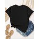 thumbnail image 5 of Awareness Women's Black T-Shirt with Pink Ribbon Graphic - Casual & Sporty Round Neck Short Sleeve, Comfortable Polyester Blend Summer Top, Awareness Items, 5 of 8