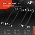 thumbnail image 6 of A-Premium 4Pcs Front Rear Sway Bar Link Stabilizer Link Kit Compatible with Toyota Camry Highlander Solara Venza Lexus RX330 RX350 RX400h ES300 ES330, 6 of 9