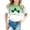 Green, variant on FUZHIQ Kids St. Patrick's Day Shirts Funny Shamrock Short Spring Summer Shirt Top Round Neck Holiday Party Outdoor Girls Shirts Size 7-8(Green,10-11 Years)