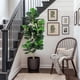 thumbnail image 2 of 5ft artificial multi - stem simulation fiddle leaf ficus tree: fake fiddle leaf ficus plant con pot, perfect para indoor/outdoor home, oficina, sala de estar, bathroom decoration, 2 of 5