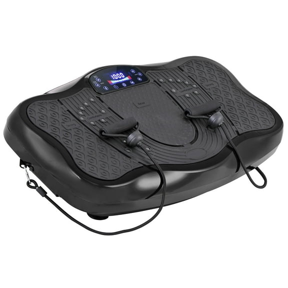 ZENSTYLE Waver Vibration Plate Exercise Machine Whole Body Workout Vibration Fitness Black