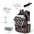 thumbnail image 2 of WWE WWE Backpack Bookbag Casual Daypack Travel Backpacks for Work Hiking Camping, 2 of 7