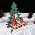 thumbnail image 4 of Gymnture christmas DIY Santa Claus 3D Wooden Puzzle Christmas Decoration (11.5 x 5.5 x 11cm), 4 of 10
