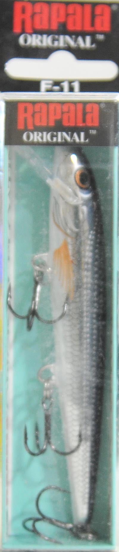 (2 pack) Rapala Original Floating Minnow 11 Fishing Lure 4 3/8" 3/16oz Shiner