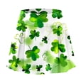 thumbnail image 5 of DHFJKG Womens Athletic Skorts For Running Tennis Clover Print Workout Mini Skirt With Built In Shorts Comfortable Activewear Versatile Skirt, 5 of 7