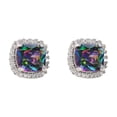 thumbnail image 2 of Hearth & Gear Boucles d'Oreilles Colorées Style Coréen pour Femmes, Boucles d'Oreilles Européennes et à la Mode, Grandes Boucles d'Oreilles pour Femmes, Boucles d'Oreilles Plates pour Filles, 2 of 6