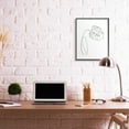 thumbnail image 2 of Minimal Monstera Plant Single Line 24 in x 30 in Framed Drawing Art Print, by Stupell Home Décor, 2 of 7