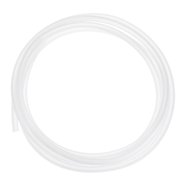 Tubería de silicona Uxcell, 5/32 pulgadas (4 mm) ID x 5/16 pulgadas (8 mm) OD Tubería de vacío de goma de silicona, 8 pies (2.5 m) Manguera de agua de alta temperatura
