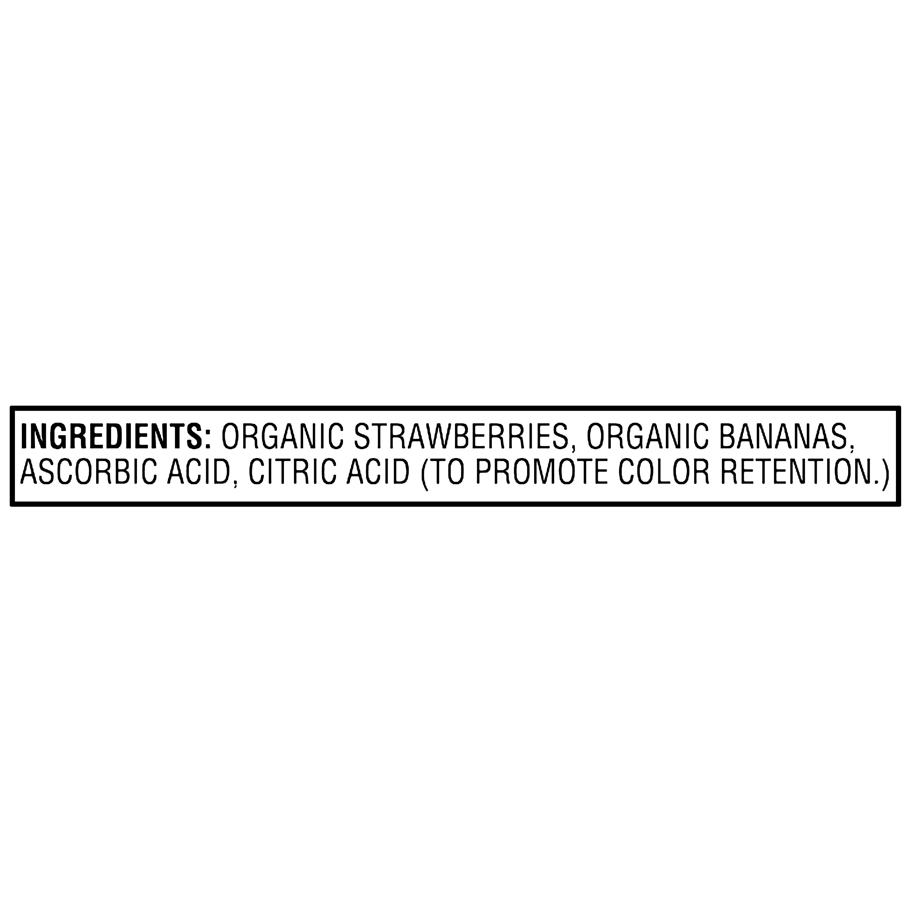 Great Value Organic Strawberry Banana Blend, 10 oz (Frozen)