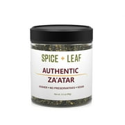 Authentic Lebanese Zaatar by SPICE + LEAF - Vegan Kosher Preservative Free Spice Blend, Nt. Wt. 3.5 oz
