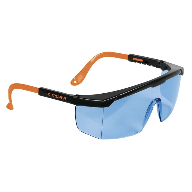 Lentes de seguridad ajustables Truper Classic mica Azul