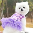 thumbnail image 5 of Dog Dress Pet Princess Dress Sweet Puppy Dresses Summer Pet Floral Gauze Dog Vest Apparel For Dogs And Cats, 5 of 5