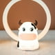 thumbnail image 2 of Lámpara de noche de silicona con forma de vaca de dibujos animados para bebés, lámpara de mesa para lactancia, 2 of 5