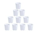 thumbnail image 4 of Mini Resin Flower Pots Set of 10, Decorative Planter Containers for Small Plants Cacti Office Desk Home Garden Decor Wedding Party Favors Gardening Supplies, 4 of 5