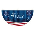 thumbnail image 2 of Chmadoxn Arched Patriotic Fan Flags - Semi-Circle July 4th Outdoor Banner Set, Heavy Duty -Free Hanging for Porch & Cemetery Decor​​, 2 of 6