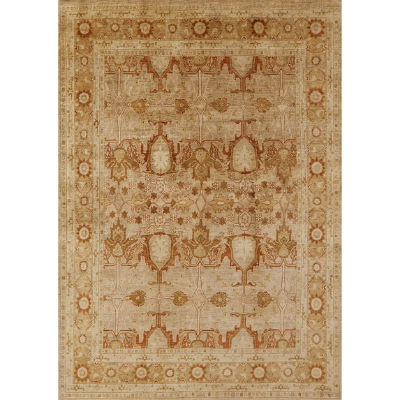Ahgly Company Machine Washable Indoor Rectangle Industrial Modern Brown Sand Brown Area Rugs, 5' x 8'