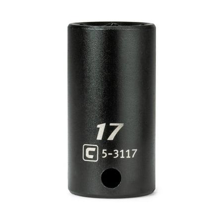 UPC: 0886352531177 | Capri Tools 3/8 in. Drive 17 mm Semi-Deep Impact Socket